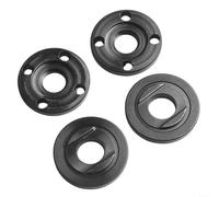 Lot de 4 écrous à bride intérieure et extérieure en métal pour meuleuse d'angle M14 avec trou intérieur de 14 mm et support de lame de 20 mm, compatible avec les modèles de 125 mm-230 mm pour une