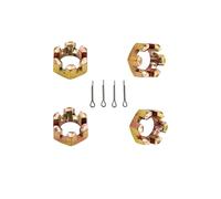 Lot de 4 écrous à fente M20 x 1,5 pour quad tout-terrain 50 C, 70 cc, 90 cc, 110 cc, 125 cc (M20 x 1,5)