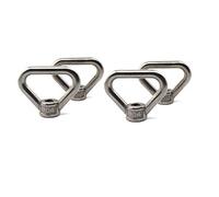 Lot de 4 écrous à œil triangulaires M8 en acier inoxydable 304 très résistants
