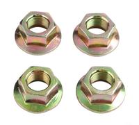Lot de 4 écrous de broche compatibles avec 712-0417A/912-05549, écrous hexagonaux à bride pour tracteur de jardin, pièces de rechange à zéro tour