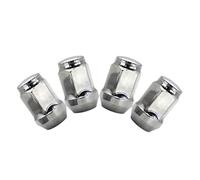Lot de 4 écrous de roue en acier chromé 1/2"-20, compatibles avec les modèles JK TJ Liberty Commander Nitro