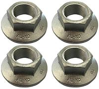 Lot de 4 écrous d'extrémité M24 Alko « One Shot » pour moyeu, piquet, 32 mm, nœud, remorque, caravane