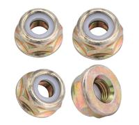 Lot de 4 écrous filetés à gauche, lame filetée à gauche M10 x 1,25, têtes de débroussailleuse, écrous, accessoires de débroussailleuse, têtes d'engrenage