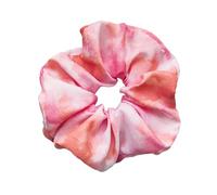 Lot de 4 élastiques à cheveux pour femme avec dégradé de couleur - Grand élastique - Style rétro - Élastiques - Pour queue de cheval - Pour femme - Rose