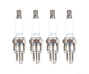 Lot de 4 électrodes pour allumeur étincelle, longueur 70 mm x diamètre de filetage 10 mm, remplacement haute performance pour tondeuses à gazon Champion A7TC 4 temps