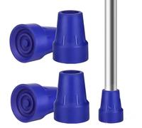 Lot de 4 Embouts Caoutchouc pour Béquilles 19mm - 8mm Épais Antidérapant Certifié CE，Résistant à l'Usure pour Canne/Cadre Orthopédique | Accessoire Médical Hiver pour Personnes Âgées & Polyarthrite