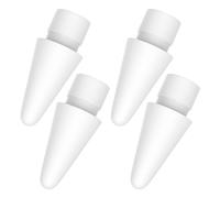 Lot de 4 embouts compatibles avec les pointes Apple Pencil 1ère et 2ème génération et iPad Pro iPencil Blanc