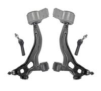Lot de 4 embouts de biellette de direction extérieurs inférieurs avant compatibles avec Taurus Flex compatibles avec L-incoln MKT MKS 2013 2014 2015 2016 2017 2018
