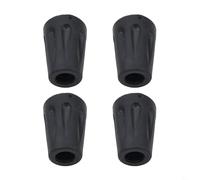 Lot de 4 embouts de canne en caoutchouc offrant une protection et une meilleure adhérence pour bâtons de randonnée