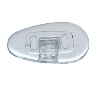 Lot de 4 embouts de lunettes en silicone avec système à bouton-pression - 2 paires (4 pièces) - Différentes tailles (gouttes, 15 mm)