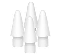 Lot de 4 Embouts de Rechange compatibles avec Le Stylet Apple Pencil 2 Gen iPad Pro - Pointe iPencil pour iPad Pencil 1/Pencil 2 Gen Blanc