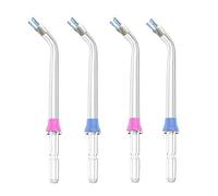Lot de 4 embouts de rechange compatibles avec les hydropulseurs Waterpik et d'autres marques d'irrigateurs buccaux, embouts de rechange pour hydropulseur, embouts de rechange pour enlever la plaque