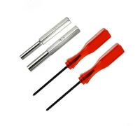 Lot de 4 embouts de tournevis 3,8 mm + 4,5 mm compatibles avec NES SNES N64 GameBoy pour GameCube Outil de sécurité
