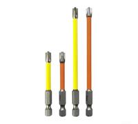 Lot de 4 embouts de tournevis cruciformes magnétiques FPH2 pour électriciens en alliage d'acier trempé 65 mm 110 mm de long avec traitement antirouille