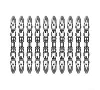 Lot de 4 embouts de tournevis magnétiques puissants à double extrémité en acier S2 pour perceuses électriques sans fil