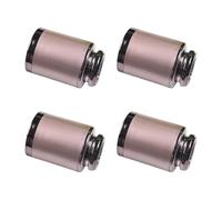 Lot de 4 embouts de tringle à rideaux élégants au design contemporain pour usage résidentiel et commercial
