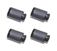 Lot de 4 embouts de tringle à rideaux élégants et simples avec installation facile pour améliorer l'esthétique de la maison, les traitements de fenêtre et les accessoires