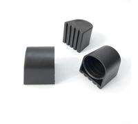 Lot de 4 embouts de tube en plastique antidérapant de 38 mm - Capuchons d'étanchéité ronds de stabilité, légers - Pour équipement de gym domestique et commercial - 5,71 x 4,75 x 1,14 cm