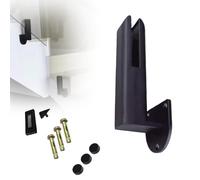 Lot de 4 embouts et fixations robustes pour clôture de piscine en verre et clips stabilisateurs pour verre de 1,27 cm à 2,5 cm - Idéal pour une utilisation sur escalier et plate-forme, commercial