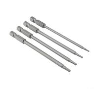 Lot de 4 embouts magnétiques compacts à tige hexagonale avec quatre tailles essentielles pour tout projet de bricolage ou professionnel