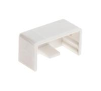 Lot de 4 embouts pour moulure 20 x 10mm - Blanc - Zenitech