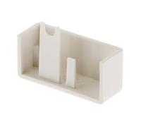 Lot de 4 embouts pour moulure 30 x 10mm - Blanc - Zenitech