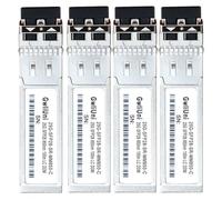 Lot de 4 émetteurs-récepteurs réseau SFP28 multimode SFP+ 25 G, SR MM850 nm 100 m, duplex LC pour commutateur de centre de données, routeur, pare-feu, serveur, etc