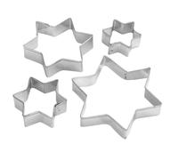 Lot de 4 emporte-pièces de Noël en forme d'étoiles Zenker Emporte-pièces