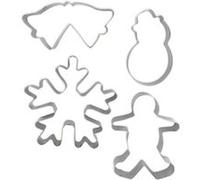 Lot de 4 emporte-pièces de Noël Zenker Emporte-pièces Inox G