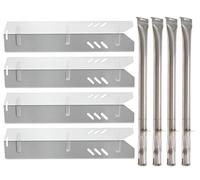 Lot DE 4 en Acier Inoxydable de Remplacement de la Chaleur Assiettes et Quatre Brûleurs avec électrodes pour Uniflame, Dynaglo, Une Meilleure Maison et Jardin et Backyard Grill Modèles