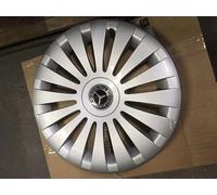 Lot de 4 enjoliveurs 17" argenté/noir compatibles avec Mercedes-Benz Classe V 447 V et Vito à partir de 05/2014 jusqu'à aujourd'hui - Vérifiez la taille des pneus
