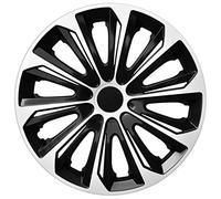 Lot de 4 enjoliveurs Centurion extra Strong Blanc/noir 15 pouces