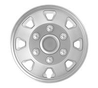 Lot de 4 enjoliveurs compatibles avec Fiat Ducato Itah 16" Argenté