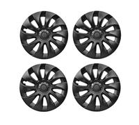 Lot de 4 enjoliveurs compatibles avec Tesla Model Y 20 Pouces, Remplacement Haute Performance, Accessoires de Jante complète Compatible with Automobiles (2019-2024)(Matte Black-B)