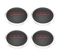 Lot de 4 enjoliveurs de 133 mm pour roues Fiat 500, ensemble de cache-moyeux centraux 68078419AC 68078421AC, cache-poussière ~5835
