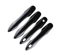 Lot de 4 enjoliveurs de rechange pour poignée de porte Toyota Corolla pour Cross XG10 2021, 2022, 2023, 2024, accessoires extérieurs (fibre de carbone noire)