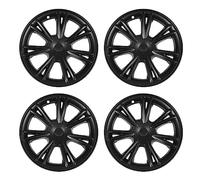 Lot de 4 enjoliveurs de Roue 48,3 cm pour Model Y 2020 à 2023 - Noir Brillant, ABS Solide et Robuste, résistant aux Rayures et Couvre-Jantes de Style Sportif (Noir Mat)