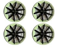 Lot De 4 Enjoliveurs De Roue De Voiture 18 Pouces pour Tesla pour Model 3 (2017-2023), Accessoires De Remplacement(Avocado Green)