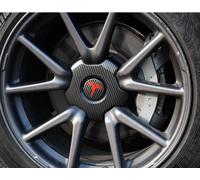 Lot de 4 enjoliveurs de roue de voiture améliorés pour Tesla modèle 3 2021-2023 18 \"", accessoires de décoration de voiture~7636