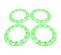 Lot de 4 Enjoliveurs de Roue Universels en Plastique ABS de 20,3 cm, Protection Contre les Rayures, Durables et Élégants, pour Véhicules Go Kart et VTT (Vert)