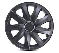 Lot de 4 enjoliveurs Drift Noir Mat 14"