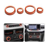 Lot de 4 enjoliveurs en alliage pour Ford Maverick 2022-2023, boutons de volume A/C et audio, décoration intérieure en alliage d'aluminium de haute qualité, pour une installation facile, lot de 4