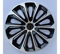 Lot de 4 enjoliveurs Extra forts Noir/argenté 14"