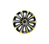Lot de 4 enjoliveurs Extra forts Noir/doré 14"