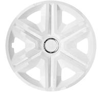 Lot de 4 enjoliveurs Fast Blanc 14"