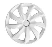 Lot de 4 enjoliveurs NRM STIG - Blanc - 17"