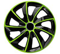 Lot de 4 enjoliveurs NRM STIG - Vert - 17"