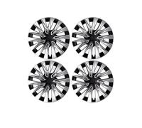 Lot De 4 Enjoliveurs Roue De Rechange Style Tempête pour Tesla pour Model 3 pour Highland (2023-2025) 18 Pouces, Droite Et Gauche(Turbine Style Silver)