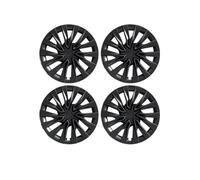Lot De 4 Enjoliveurs Roue De Rechange Style Tempête pour Tesla pour Model 3 pour Highland (2023-2025) 18 Pouces, Droite Et Gauche(Turbine Style Black)