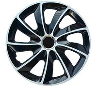 Lot de 4 enjoliveurs Stig - Couleur : blanc / noir - 13"